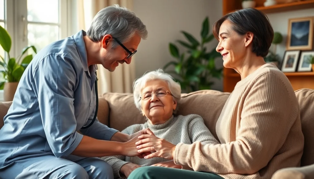 Senior caregivers austin tx assisting elderly clients in a caring home environment.