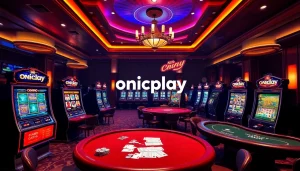 Play exciting games on onicplay with vibrant slot machines and high-stakes poker tables.