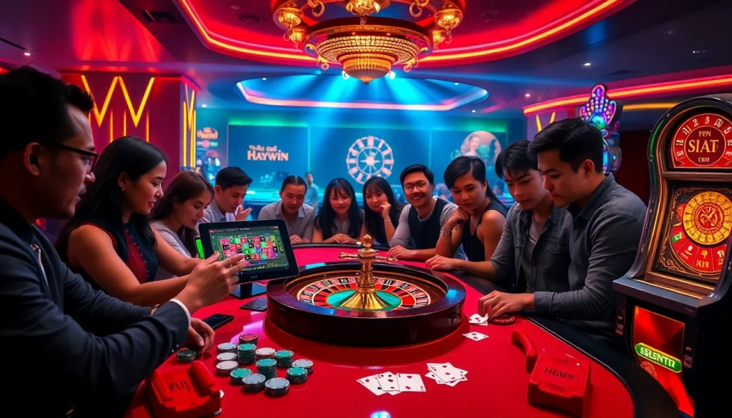 Experience high-stakes action at Nhà cái Haywin with vibrant casino gaming.