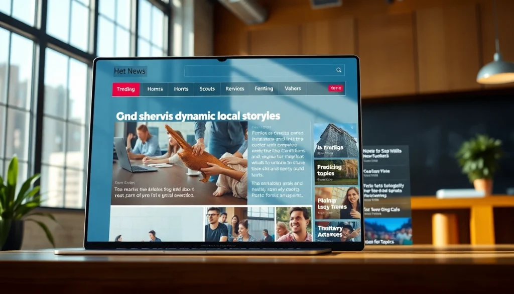 Engaging news articles featured prominently on https://www.todayville.com highlighting local stories.