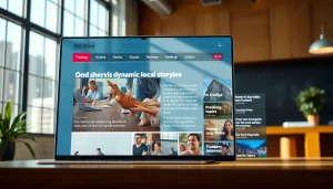 Engaging news articles featured prominently on https://www.todayville.com highlighting local stories.