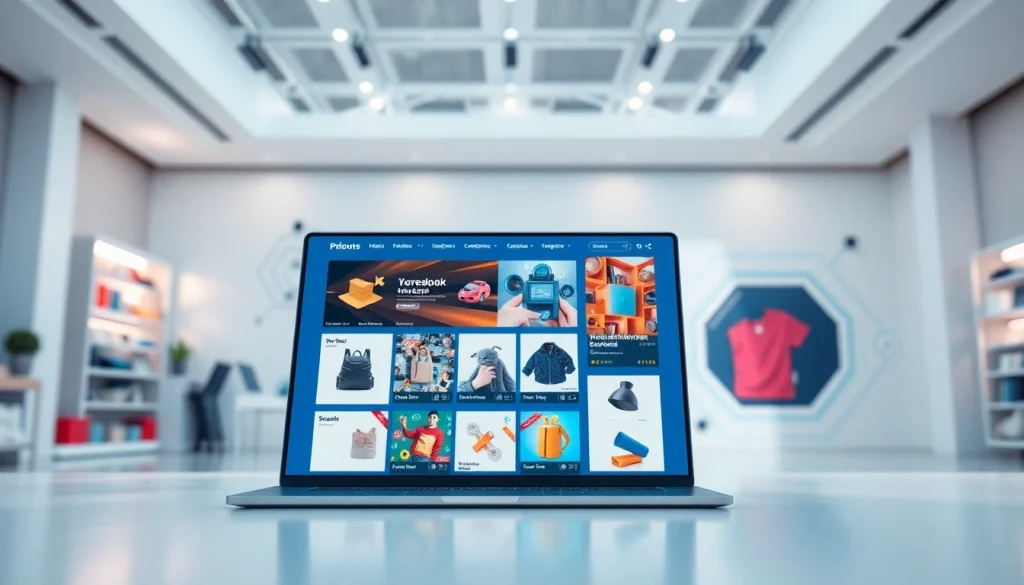 Shop diverse products and services effortlessly at https://buyingst.com, presented in a sleek digital marketplace.