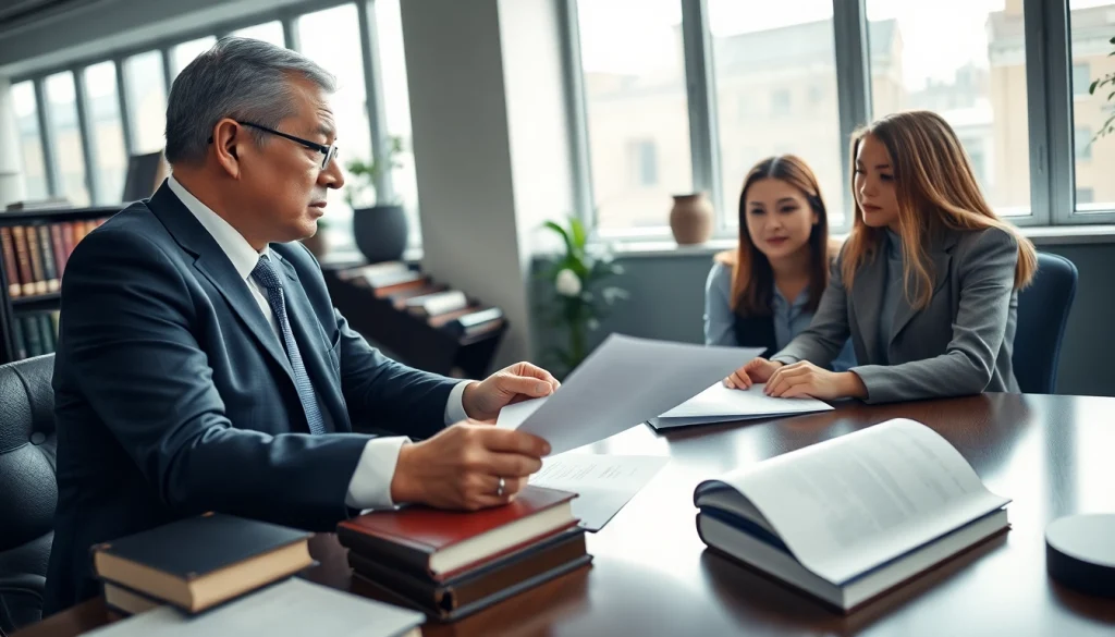 Brooklyn real estate lawyer advising clients in a professional office environment.