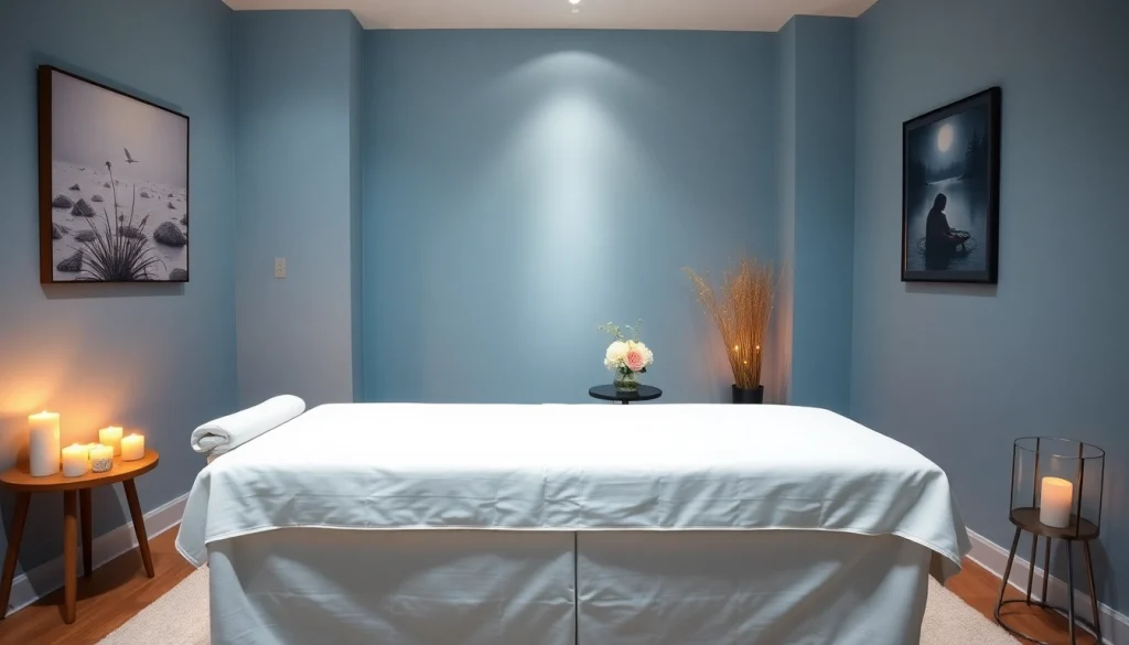 평화로운 치료실에서 편안한 스웨디시 마사지를 경험하세요.
